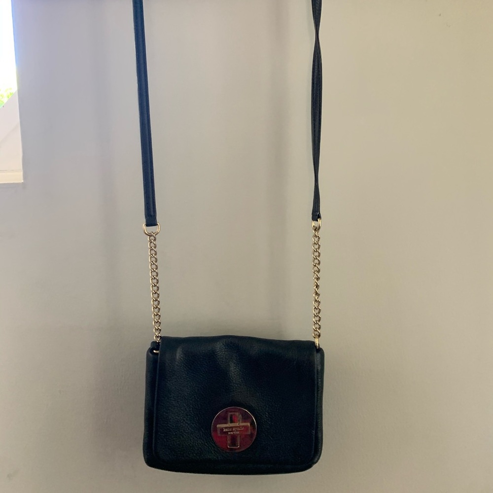 Kate Spade Black Leather Crossbody Bag